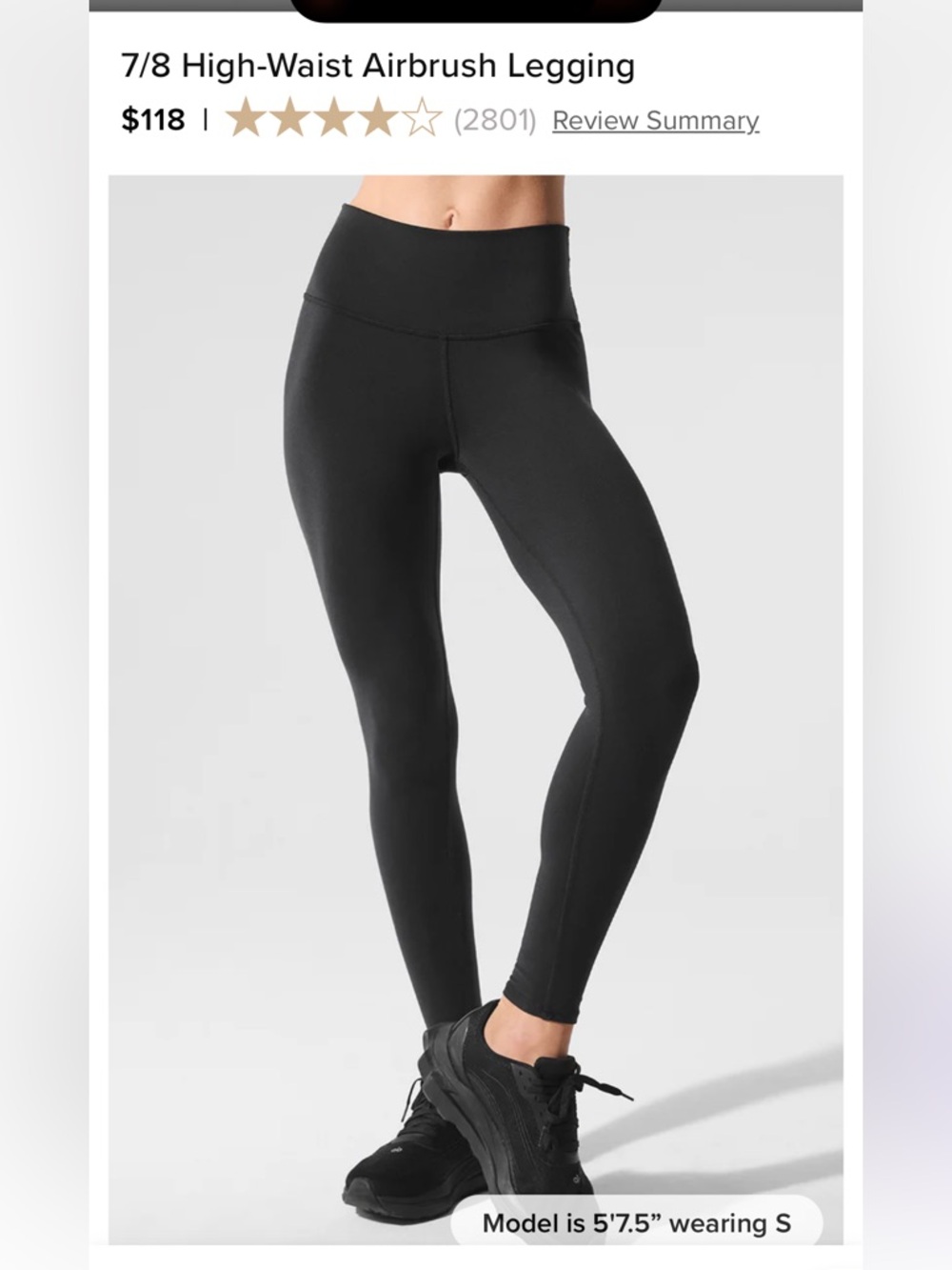 ALO Yoga Black Leggings